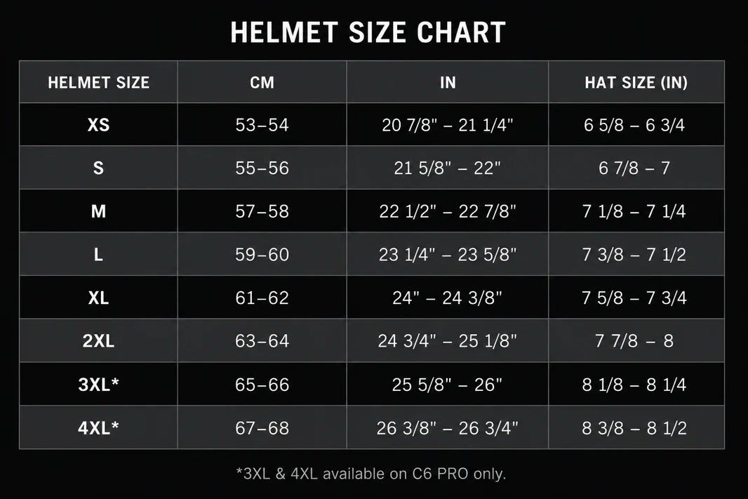 D.O.T. & ECE Daytona C6- Dull Black