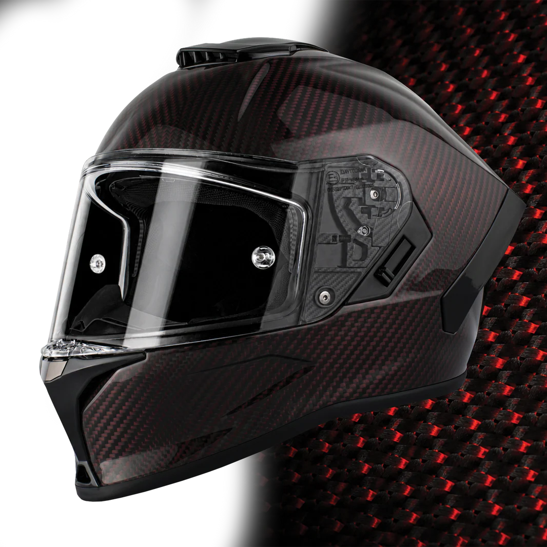 D.O.T. & ECE Daytona Viper- Red Carbon Fiber