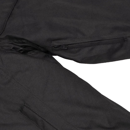 Men's Textile Scooter Style Jacket w/ Reflective Skulls