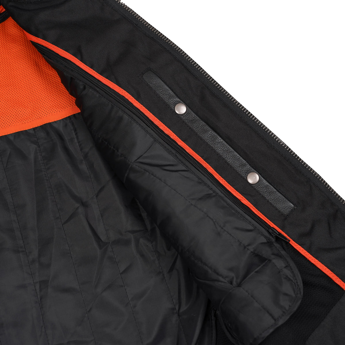 Renegade Classic Full Hand Black Leather Motorcycle Jacket