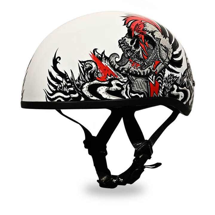 DOT Approved Daytona Motorcycle Half Face Helmet