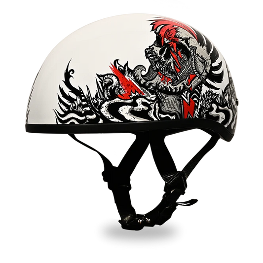 DOT Approved Daytona Motorcycle Half Face Helmet