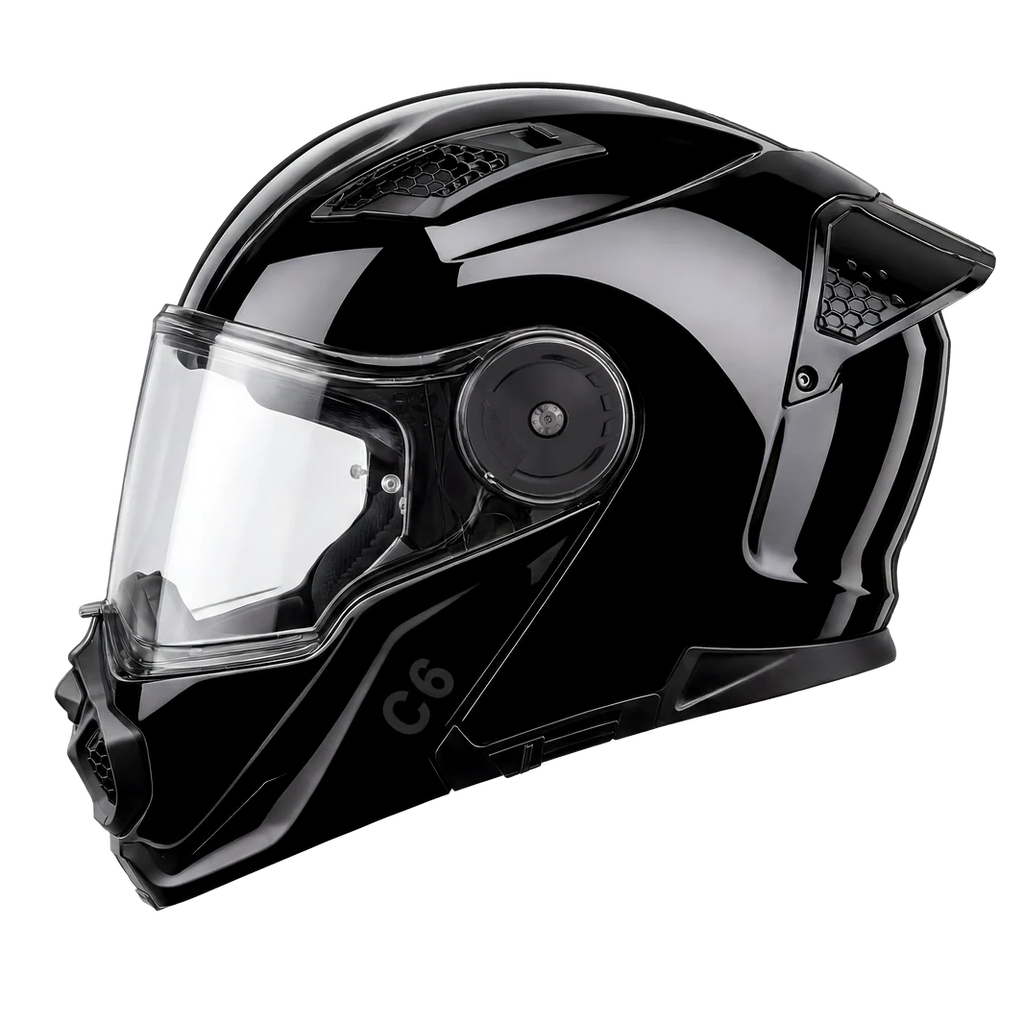 D.O.T. & ECE Daytona C6- Hi-Gloss Black