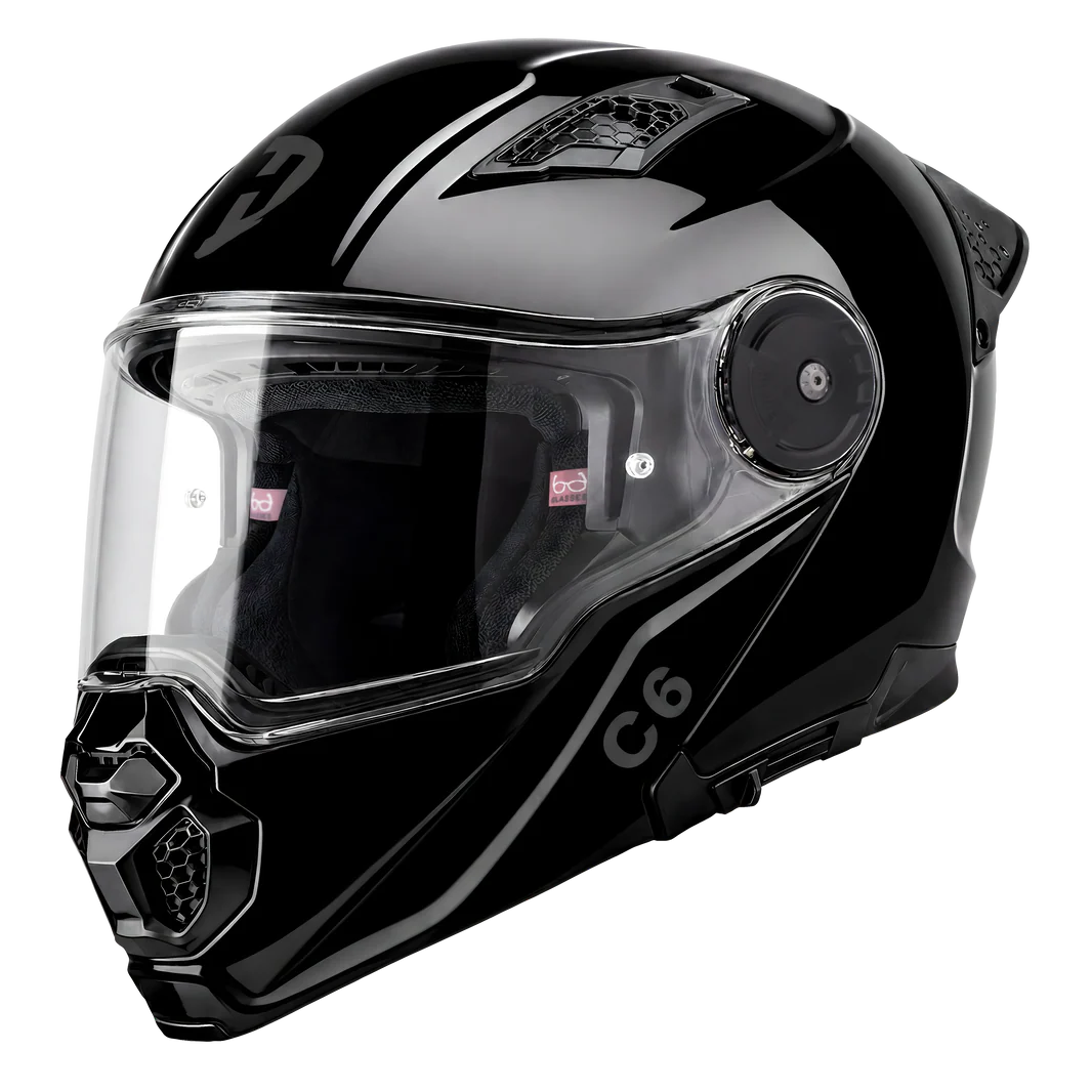 D.O.T. & ECE Daytona C6- Hi-Gloss Black