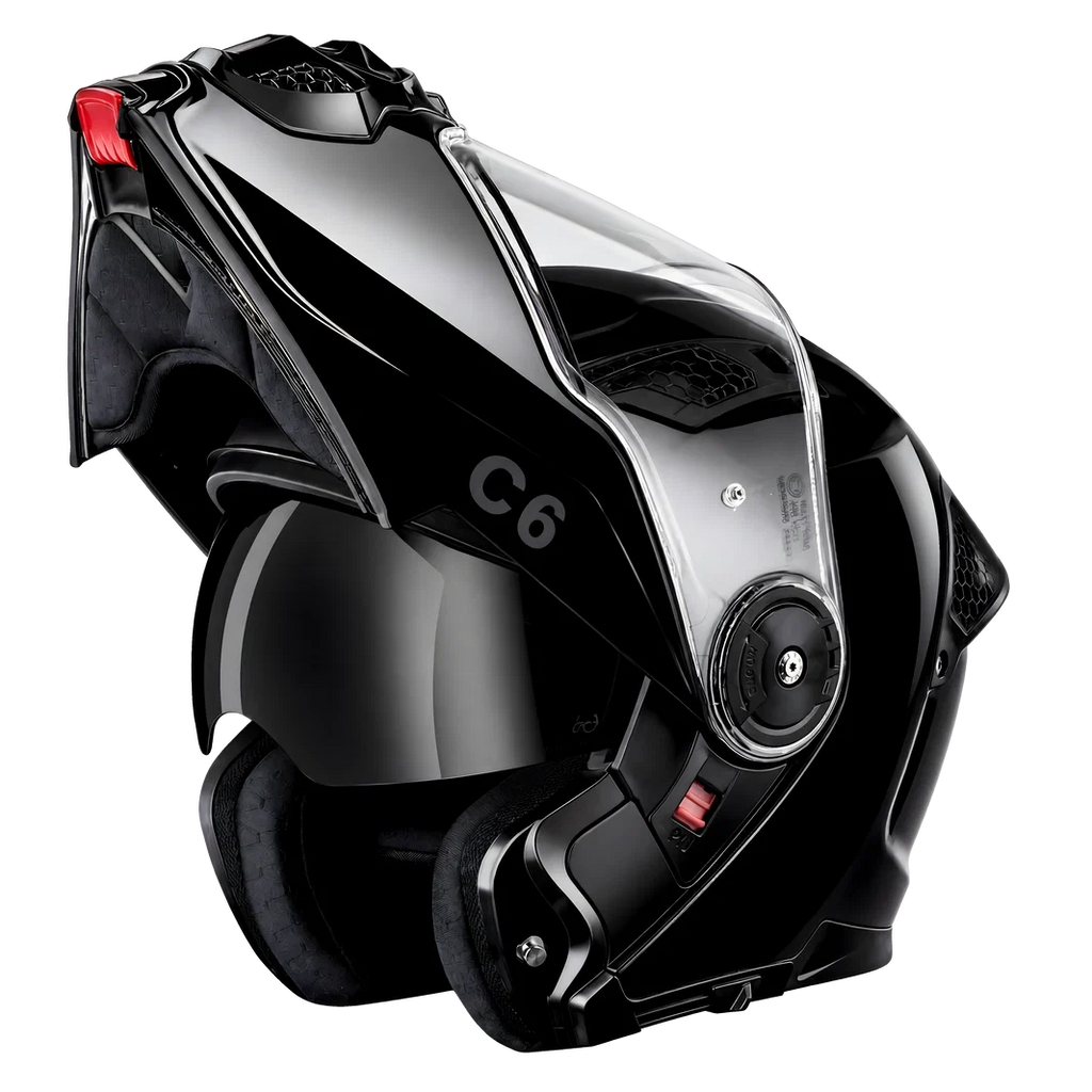 D.O.T. & ECE Daytona C6- Hi-Gloss Black