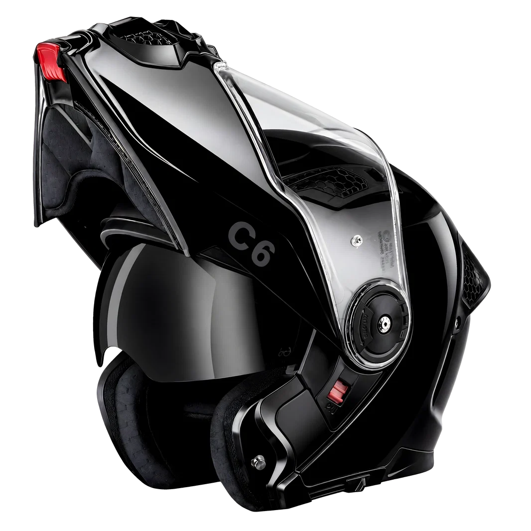 D.O.T. & ECE Daytona C6- Hi-Gloss Black