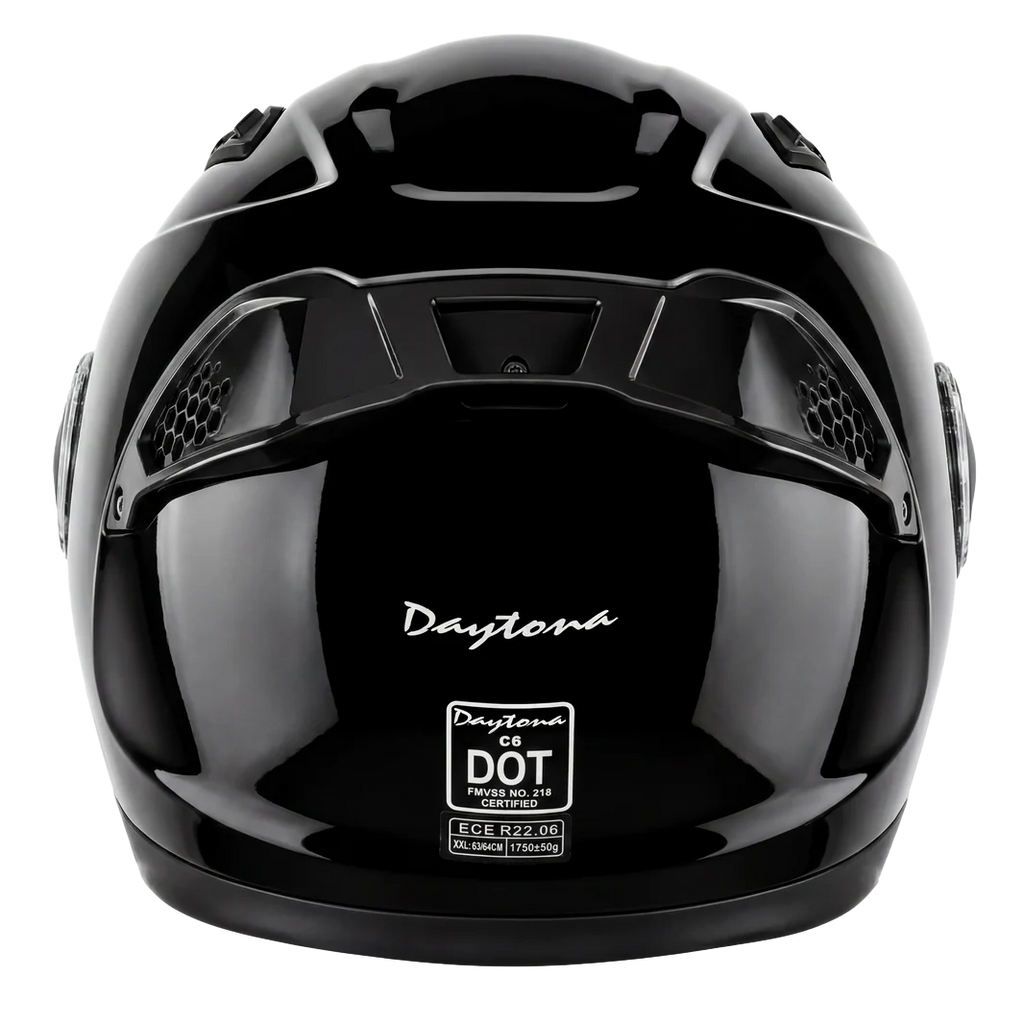 D.O.T. & ECE Daytona C6- Hi-Gloss Black