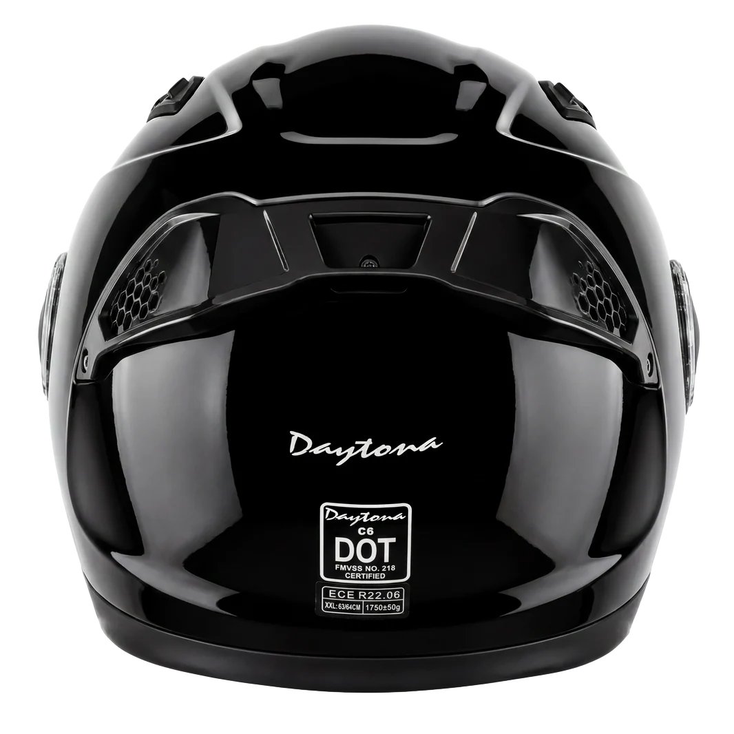 D.O.T. & ECE Daytona C6- Hi-Gloss Black