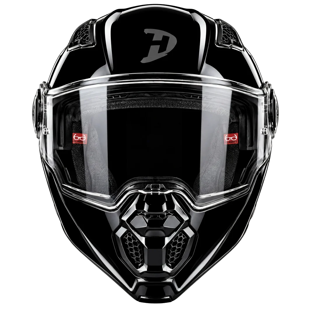 D.O.T. & ECE Daytona C6- Hi-Gloss Black