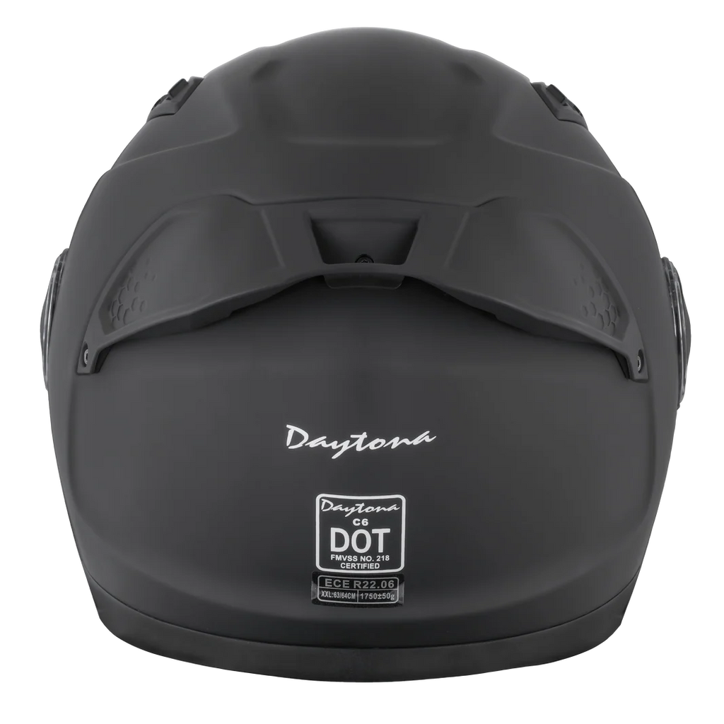 D.O.T. & ECE Daytona C6- Dull Black