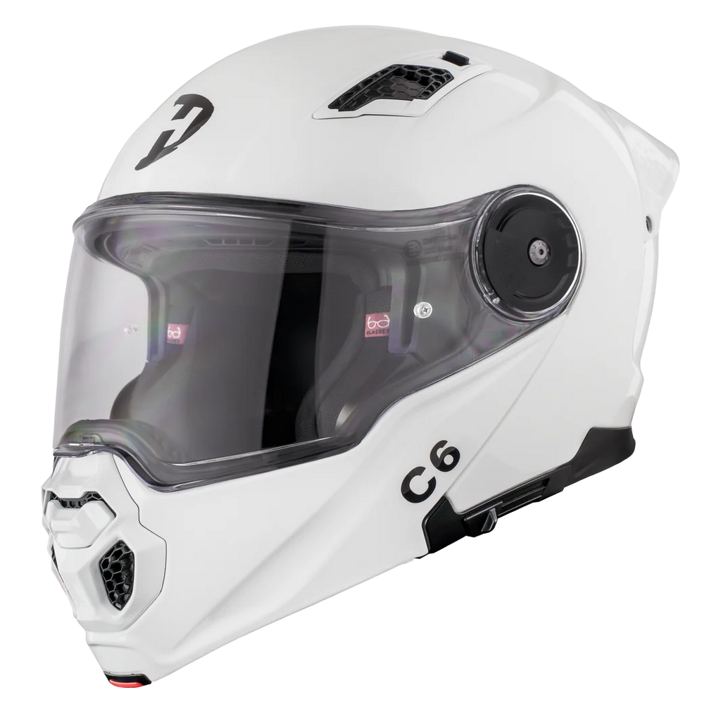 D.O.T. & ECE Daytona C6- Hi-Gloss White