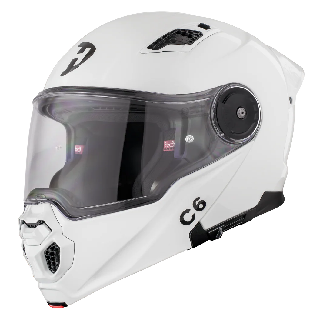 D.O.T. & ECE Daytona C6- Hi-Gloss White