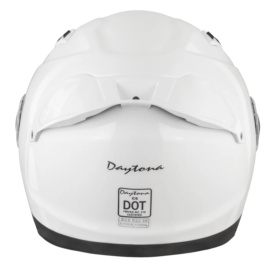 D.O.T. & ECE Daytona C6- Hi-Gloss White