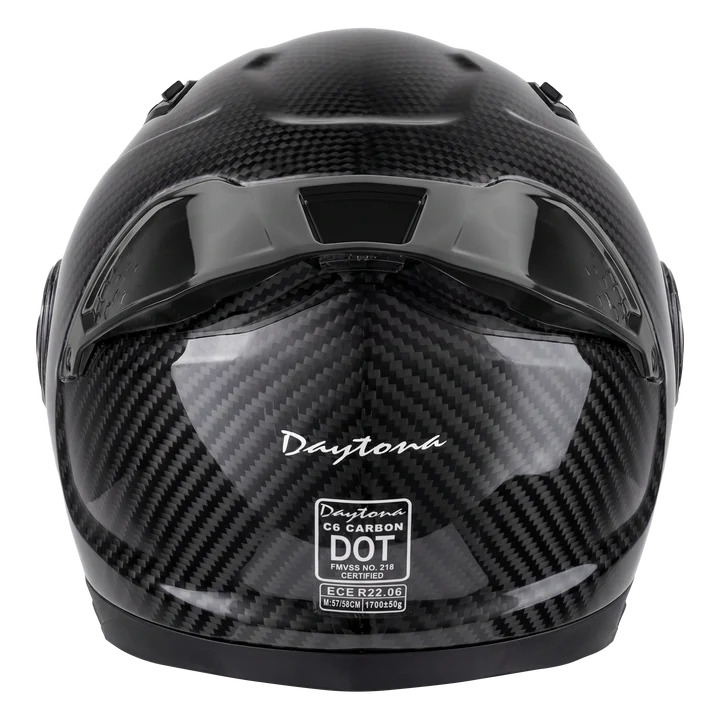 D.O.T. & ECE Daytona C6- Grey Carbon Fiber