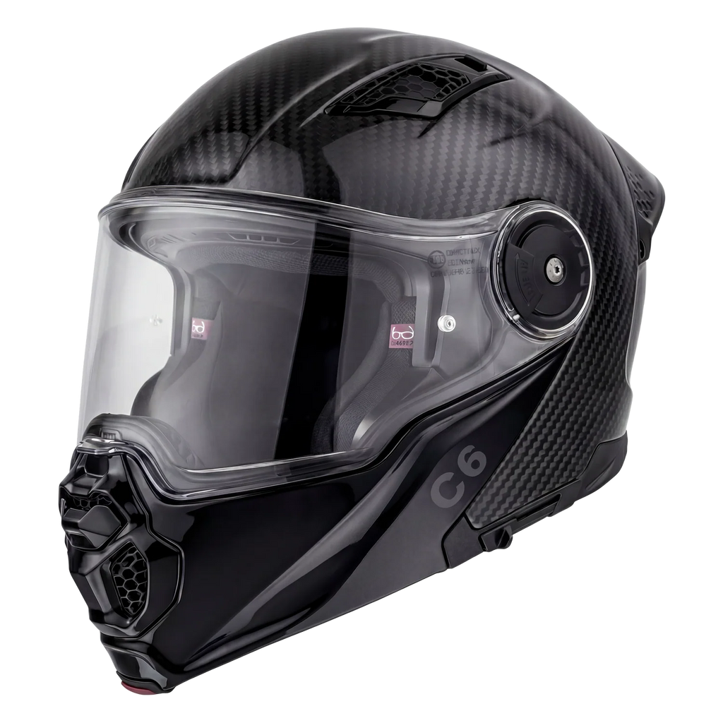 D.O.T. & ECE Daytona C6- Grey Carbon Fiber