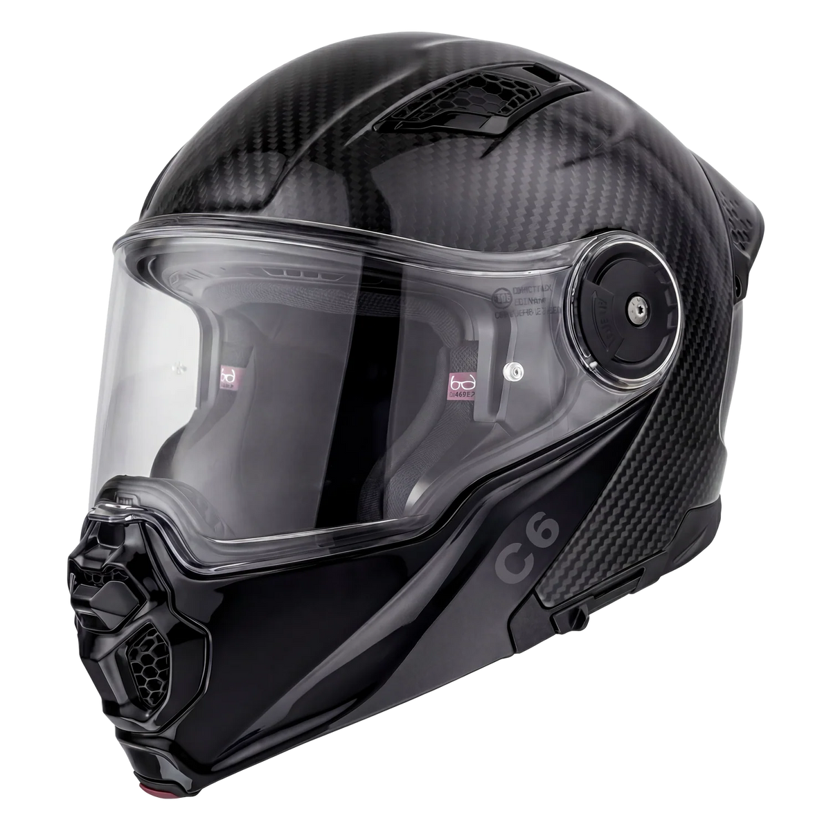 D.O.T. & ECE Daytona C6- Grey Carbon Fiber