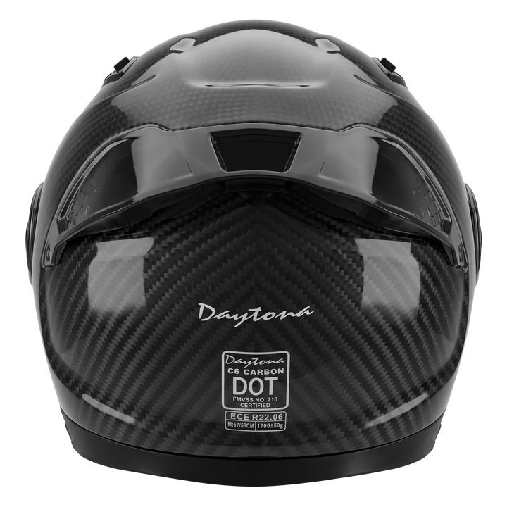 D.O.T. & ECE Daytona C6 PRO- Grey Carbon Fiber