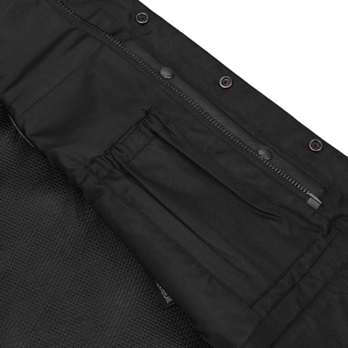 Gravel Ghost Lowcut Mens Leather Motorcycle Vest
