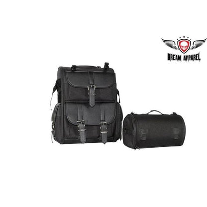 Dream Apparel Big PVC Motorcycle Sissybar Bags