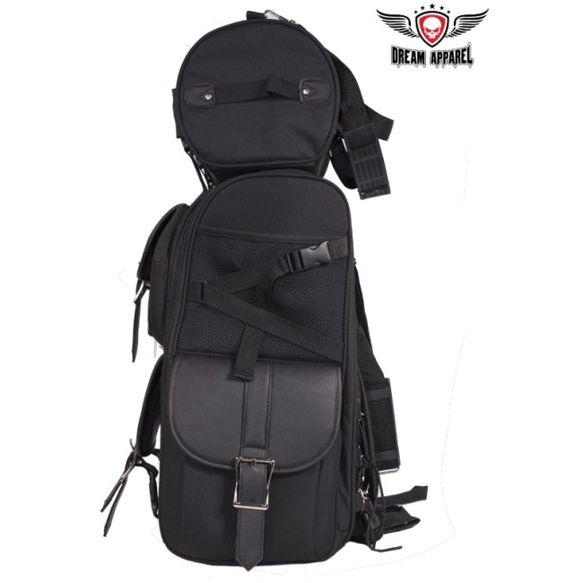 Dream Apparel Big PVC Motorcycle Sissybar Bags