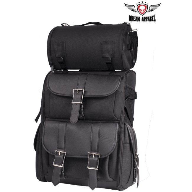 Dream Apparel Big PVC Motorcycle Sissybar Bags