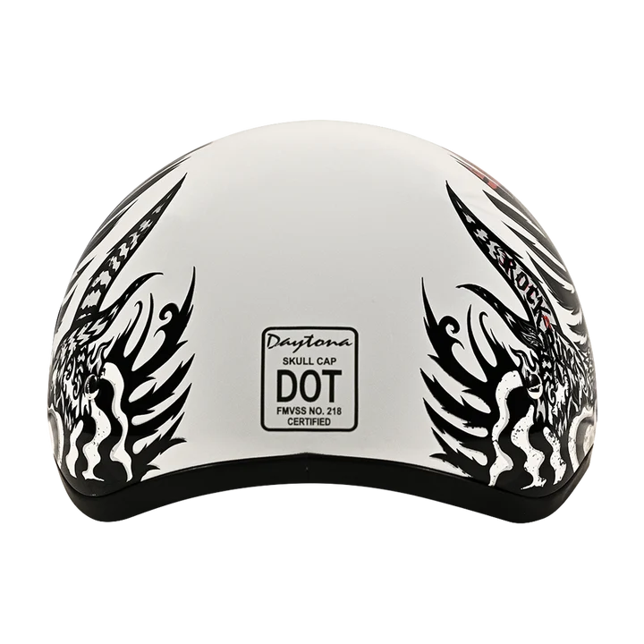 DOT Approved Daytona Motorcycle Half Face Helmet