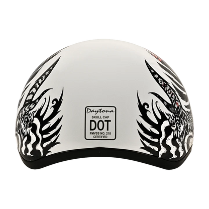 DOT Approved Daytona Motorcycle Half Face Helmet
