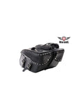 Dream Apparel PVC Motorcycle Saddlebag With Studs
