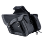 Dream Apparel PVC Motorcycle Saddlebag With Studs