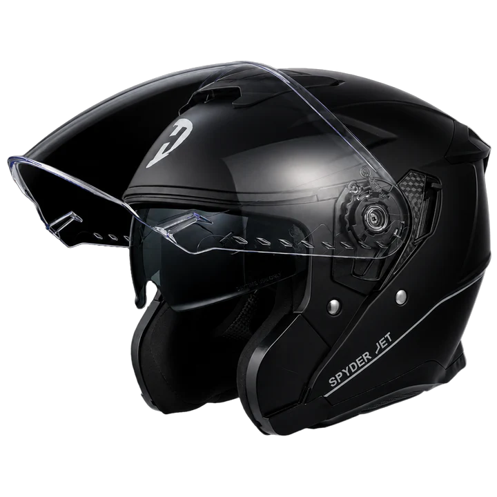 D.O.T. & ECE Daytona Spyder Jet- Dull Black