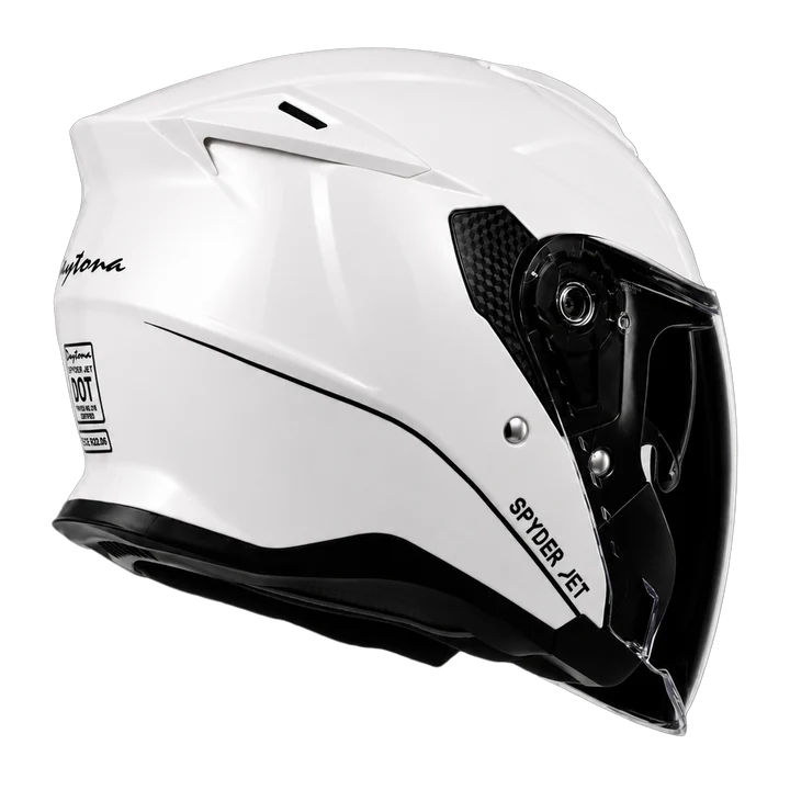 D.O.T. & ECE Daytona Spyder Jet- Hi-Gloss White