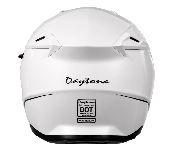 D.O.T. & ECE Daytona Spyder Jet- Hi-Gloss White