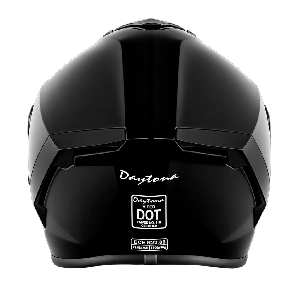 D.O.T. & ECE Daytona Viper- Hi-Gloss Black