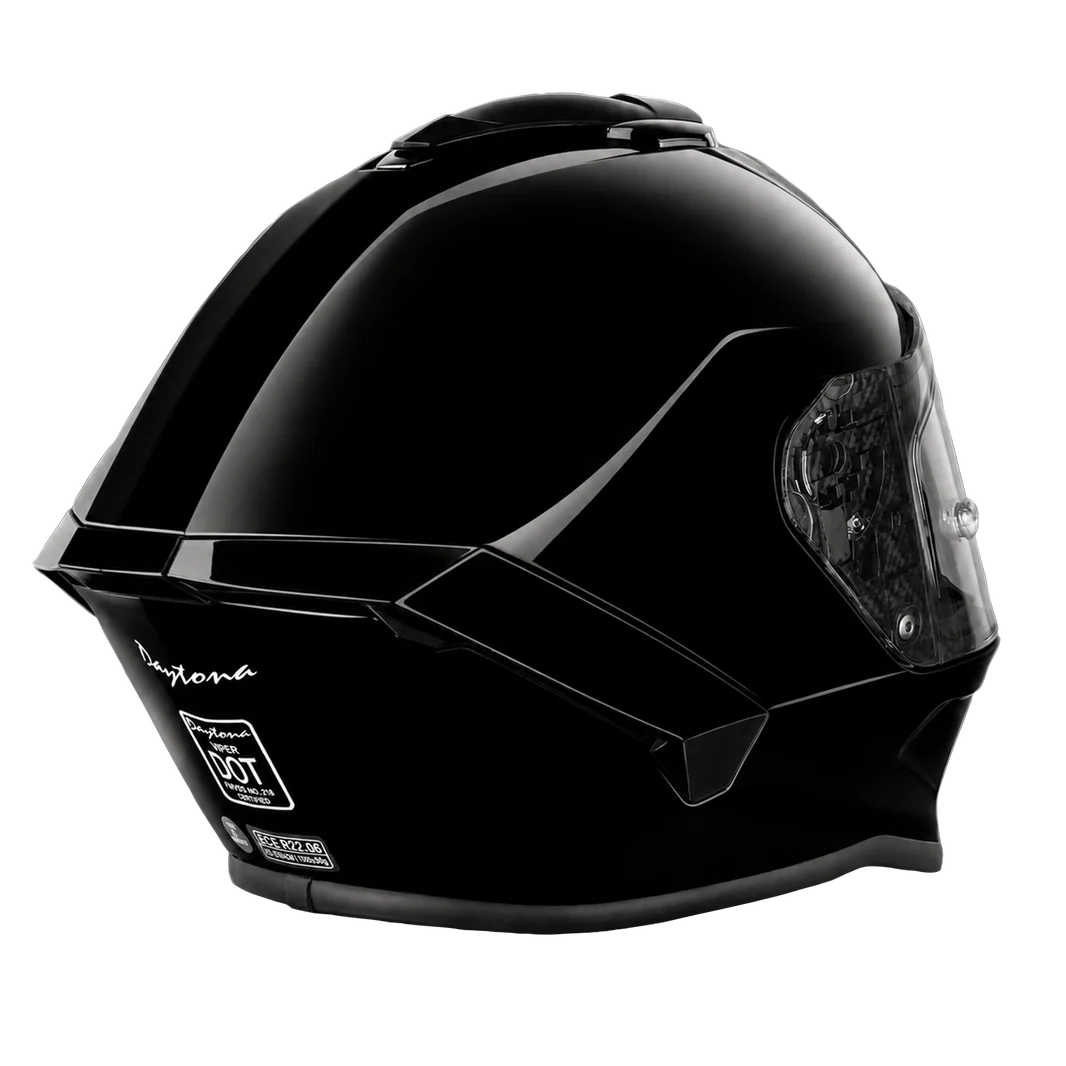 D.O.T. & ECE Daytona Viper- Hi-Gloss Black