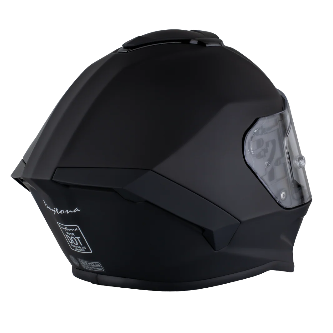 D.O.T. & ECE Daytona Viper- Dull Black