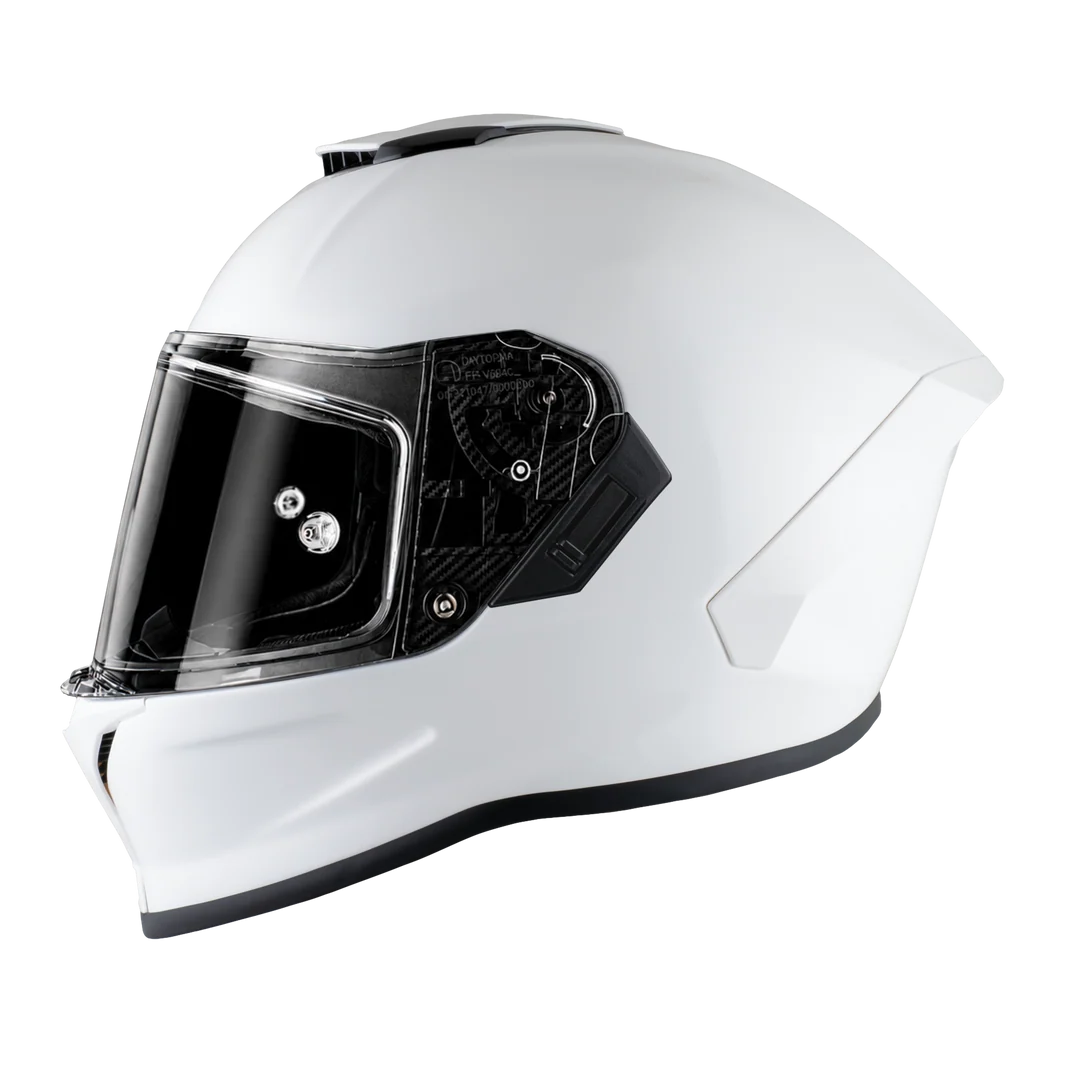 D.O.T. & ECE Daytona Viper- Hi-Gloss White
