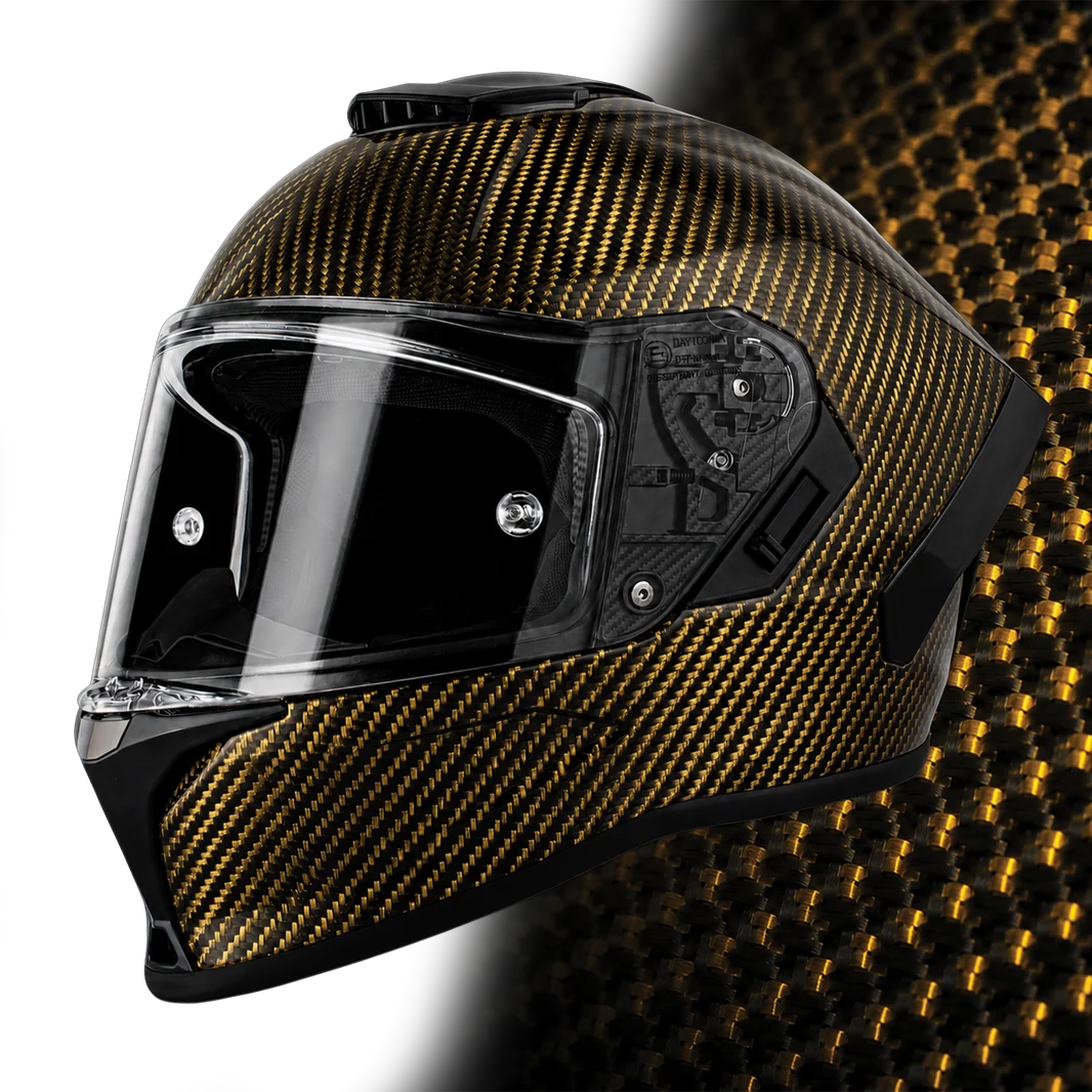 D.O.T. & ECE Daytona Viper- Gold Carbon Fiber