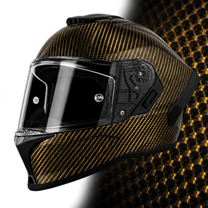 D.O.T. & ECE Daytona Viper- Gold Carbon Fiber