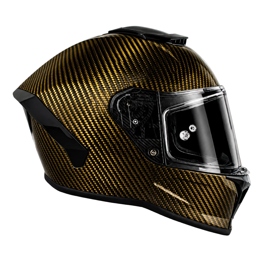 D.O.T. & ECE Daytona Viper- Gold Carbon Fiber