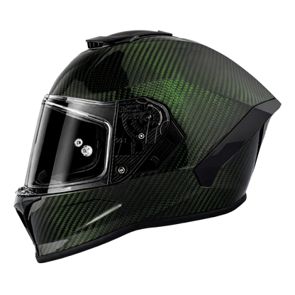 D.O.T. & ECE Daytona Viper- Green Carbon Fiber