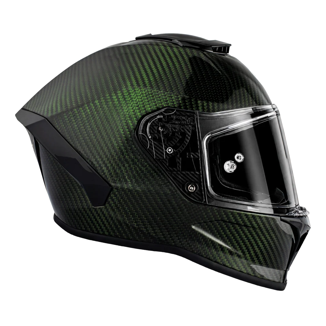 D.O.T. & ECE Daytona Viper- Green Carbon Fiber