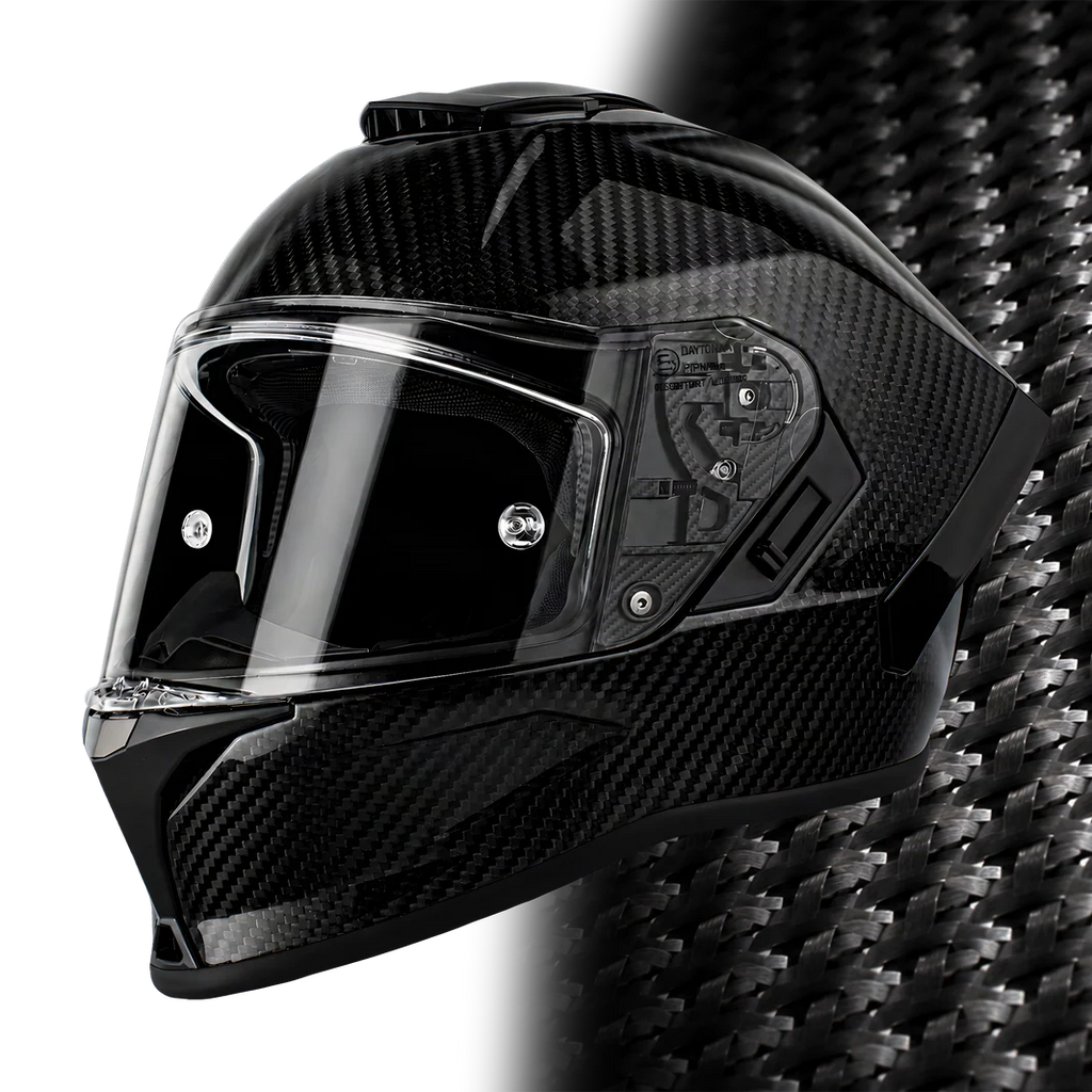 D.O.T. & ECE Daytona Viper- Grey Carbon Fiber