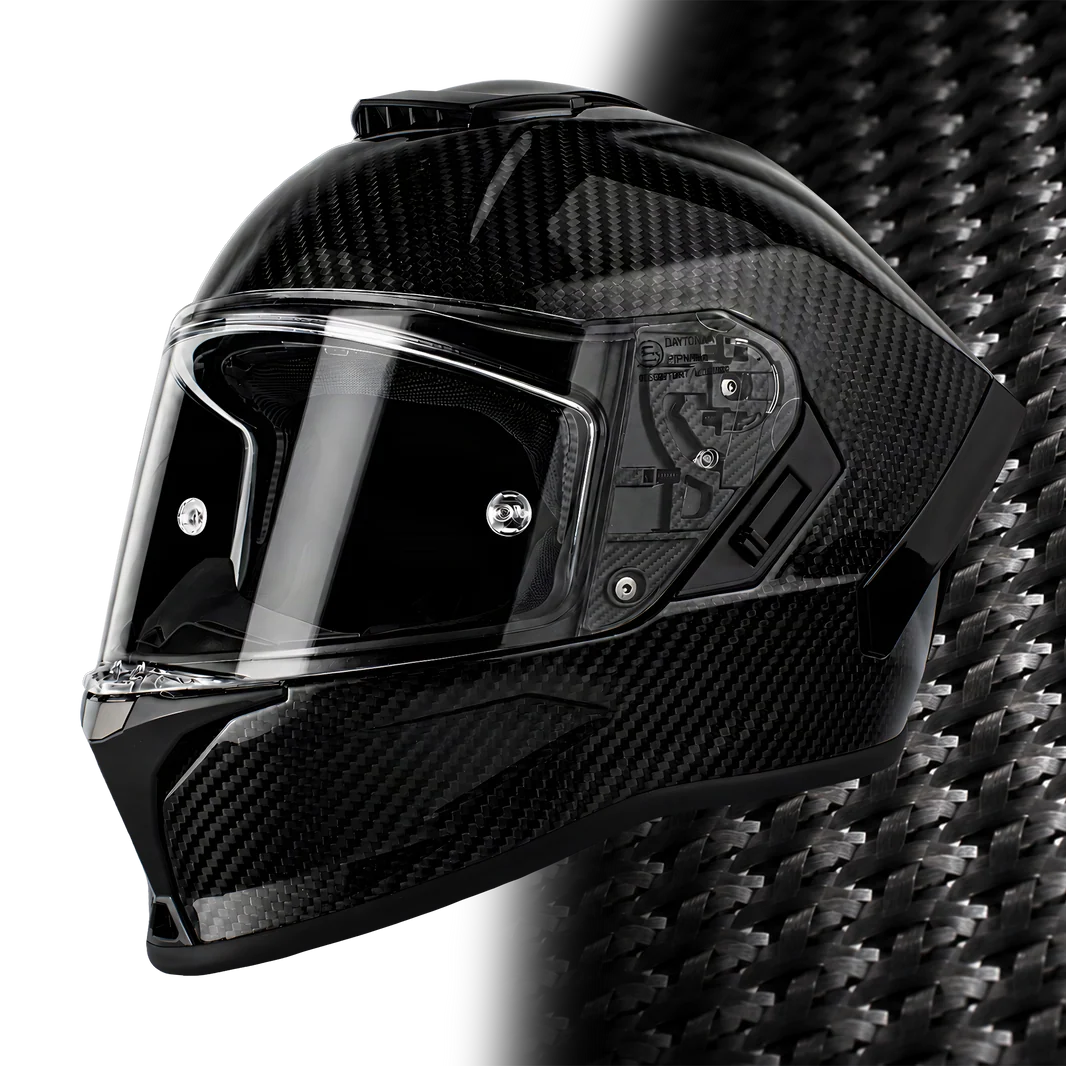 D.O.T. & ECE Daytona Viper- Grey Carbon Fiber