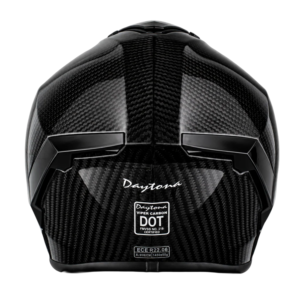 D.O.T. & ECE Daytona Viper- Grey Carbon Fiber