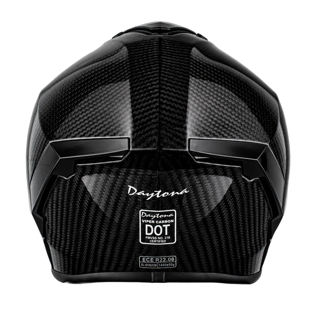 D.O.T. & ECE Daytona Viper- Grey Carbon Fiber