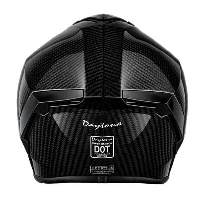 D.O.T. & ECE Daytona Viper- Grey Carbon Fiber