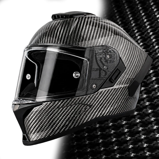 D.O.T. & ECE Daytona Viper- Silver Carbon Fiber