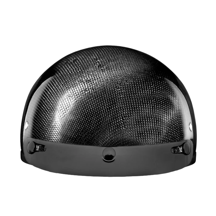 D.O.T. Daytona Skull Cap- Grey Carbon Fiber