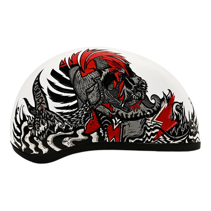 DOT Approved Daytona Motorcycle Half Face Helmet